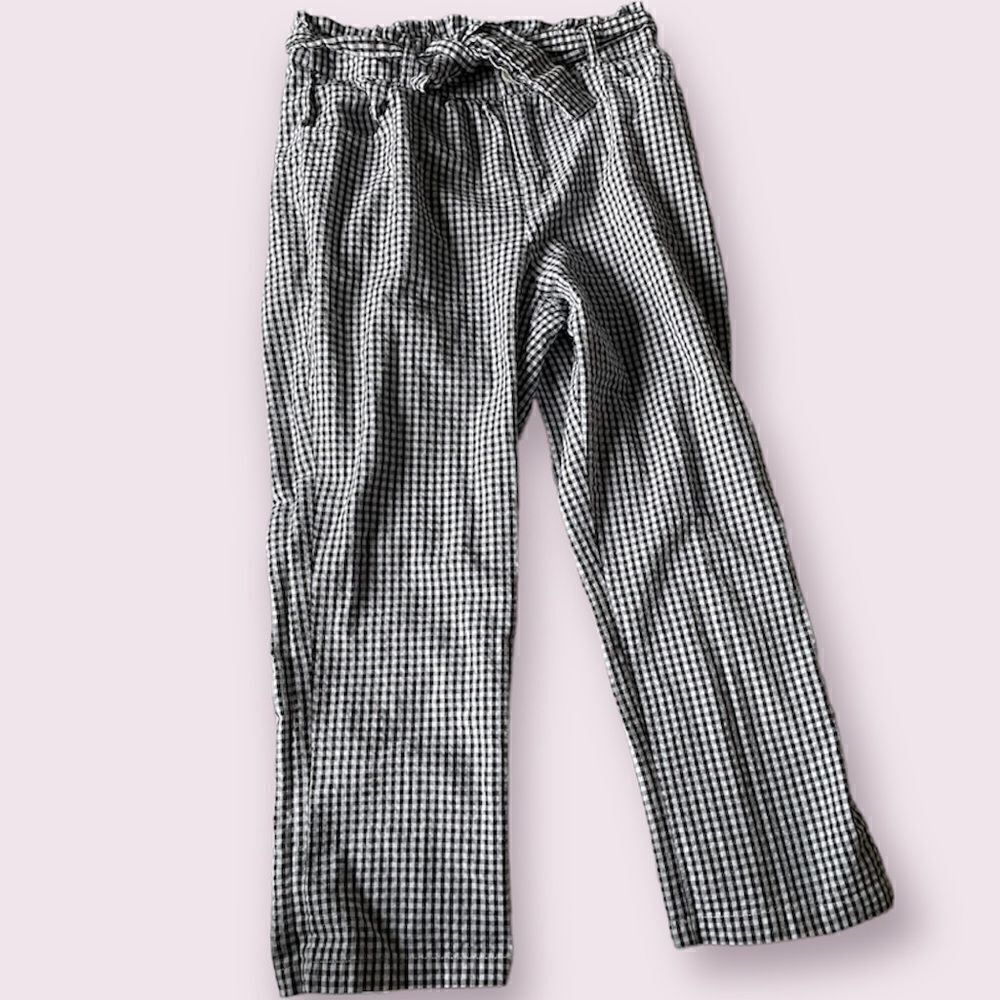 Sincerely Jules Checkered Ankle Length Trousers Size Small